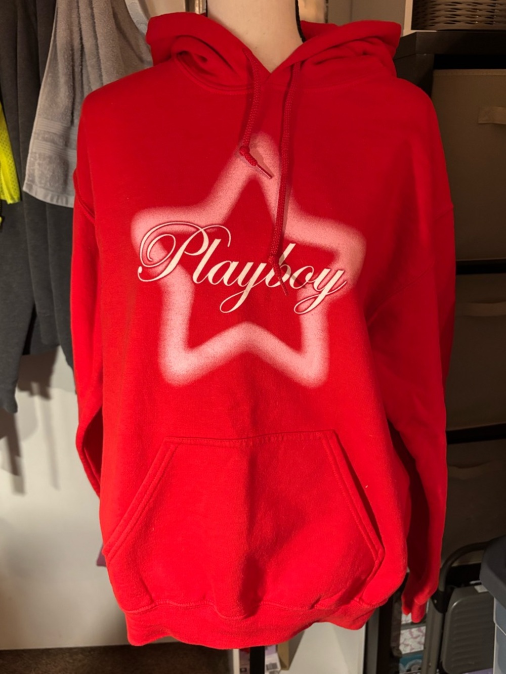 Red Playboy hoodie